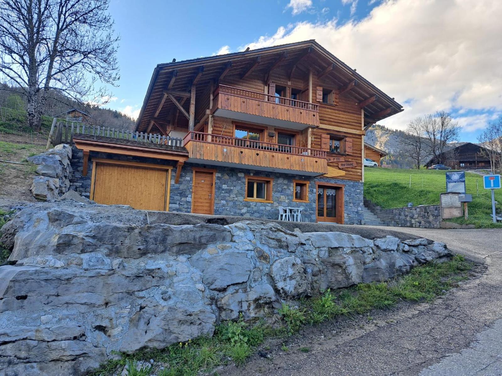 Appartement Cosy Face Aux Aravis Le Grand-Bornand Kültér fotó